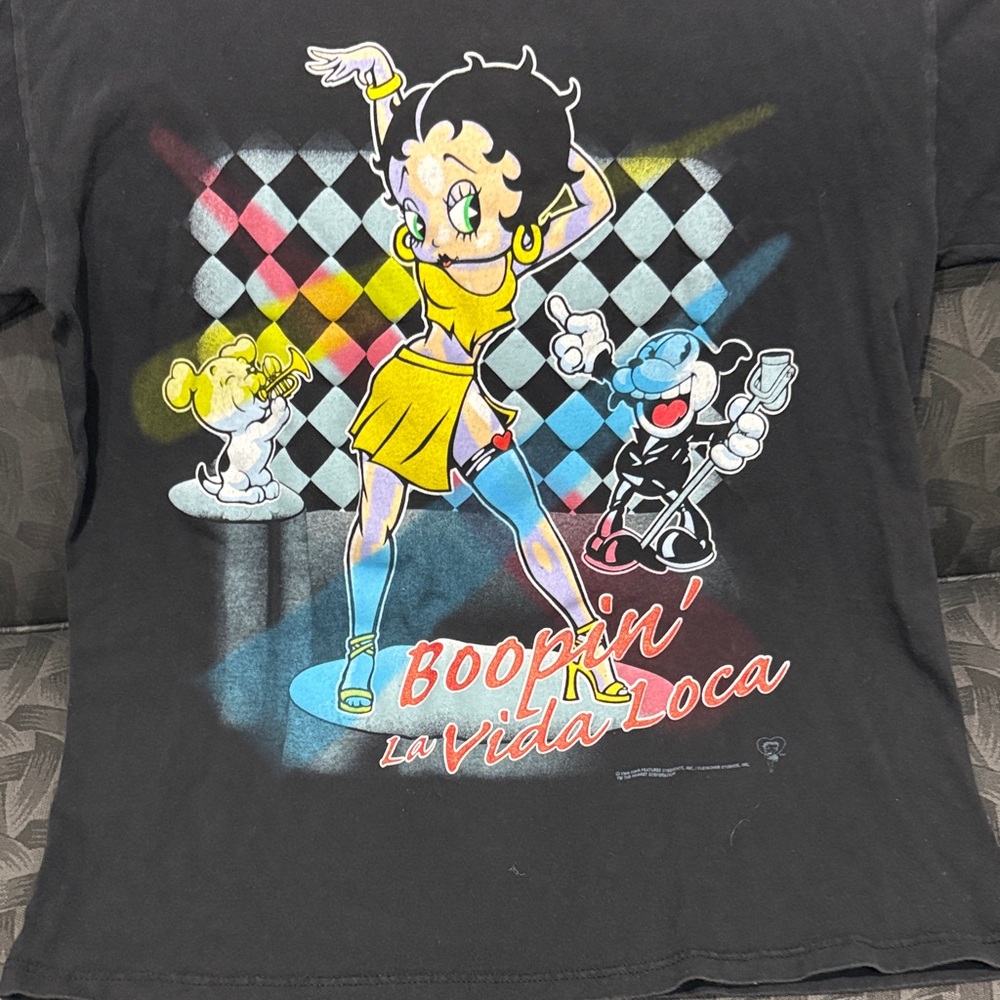 Y2K Vintage Betty Boop authentic la Vida Loca tshirt 1999 Unisex